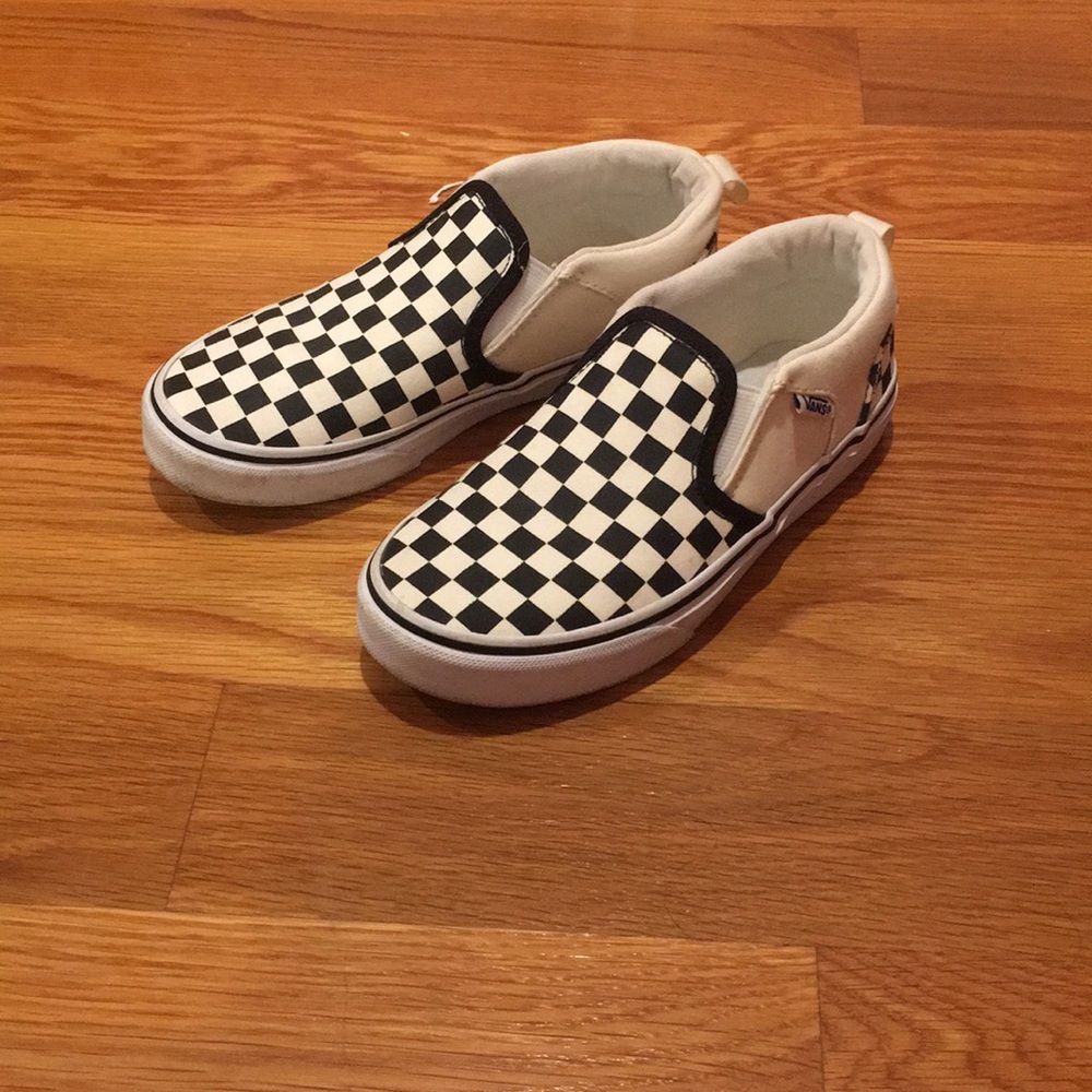 Checkered Vans Kids size 2